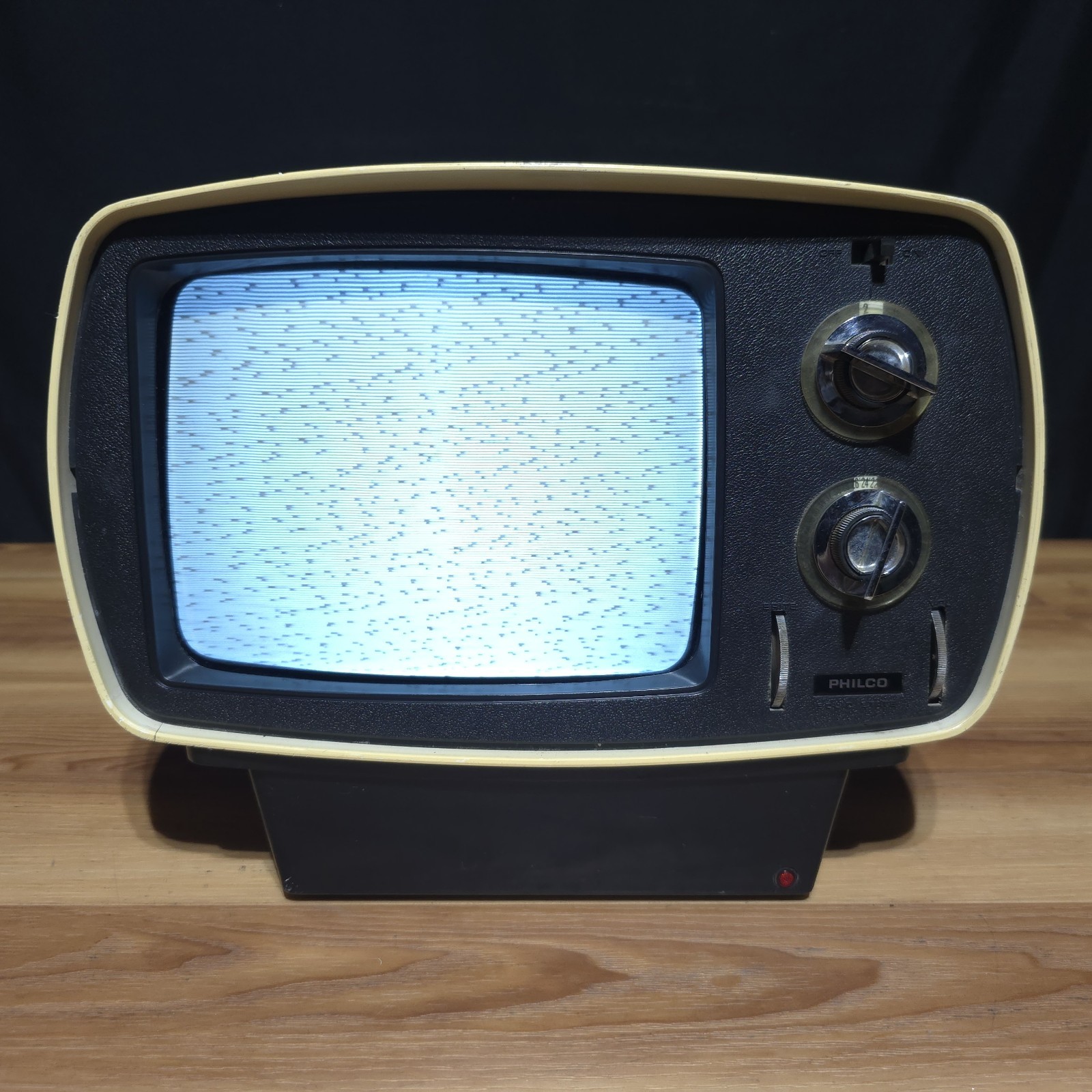 Philco 10" Vintage B&W CRT TV - For Parts or Repair