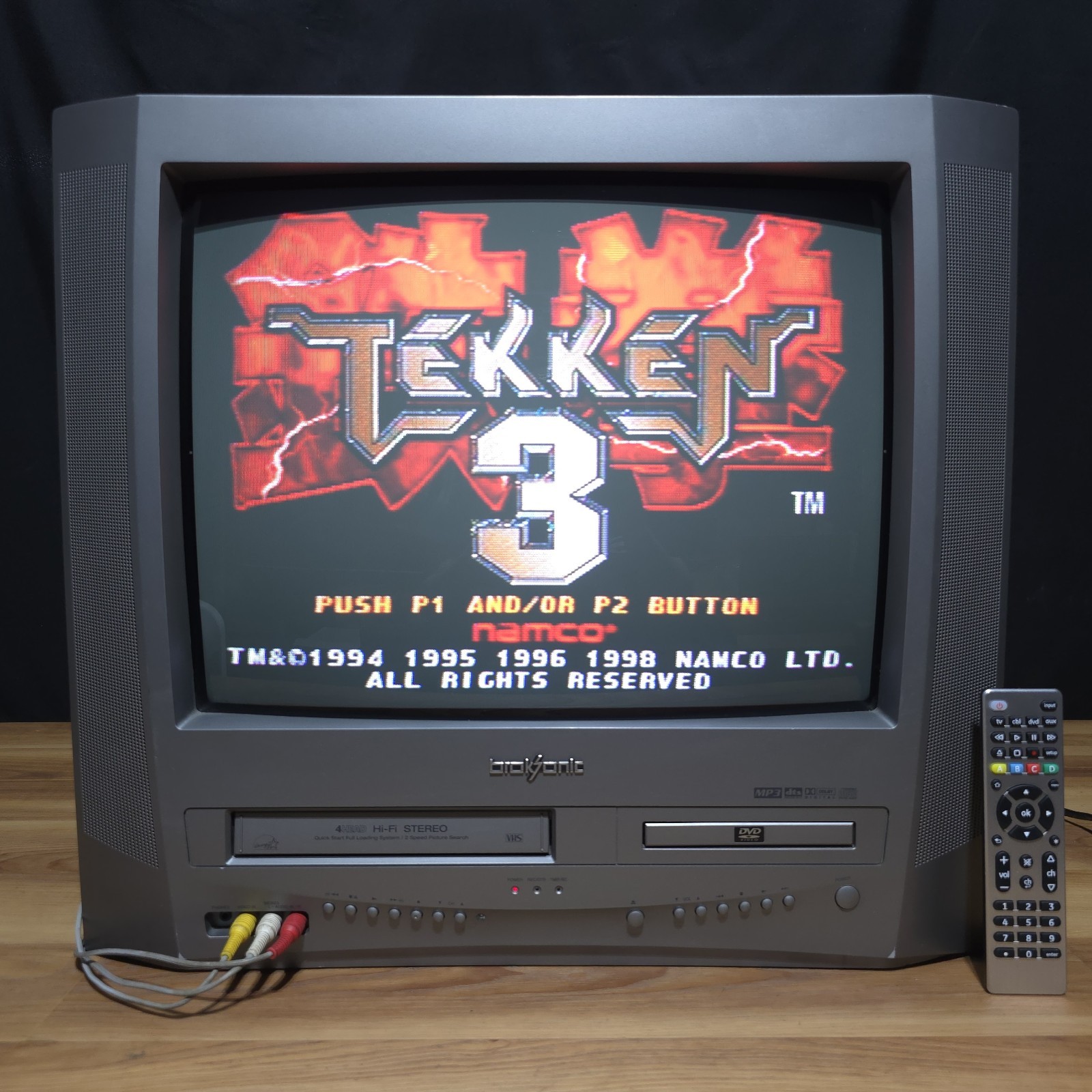 BrokSonic 20" SC-20145 VCR Combo Stereo CRT TV with Remote